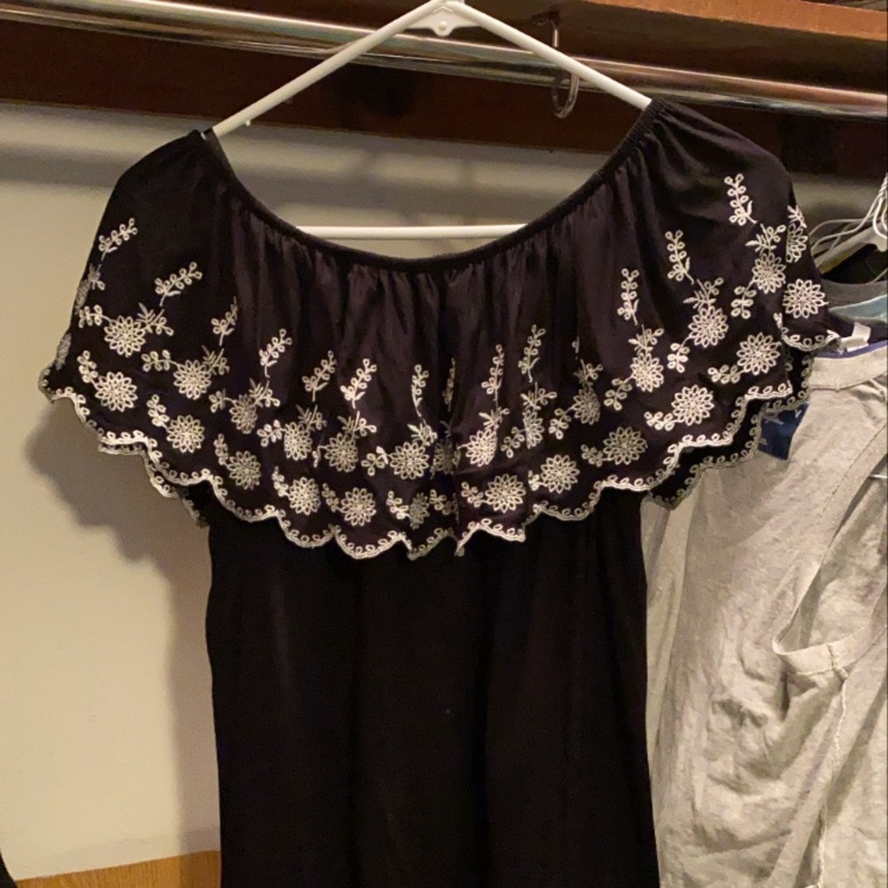 Black off the shoulder